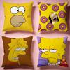 Stylish TThe Simpsonsew Cushion Cover Comfortable Durable Pillow Cover MultiScene for Home Office Car Sofa