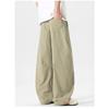 Mens Loose Straight Wide Leg Quick Dry Breathable Casual Work Pants