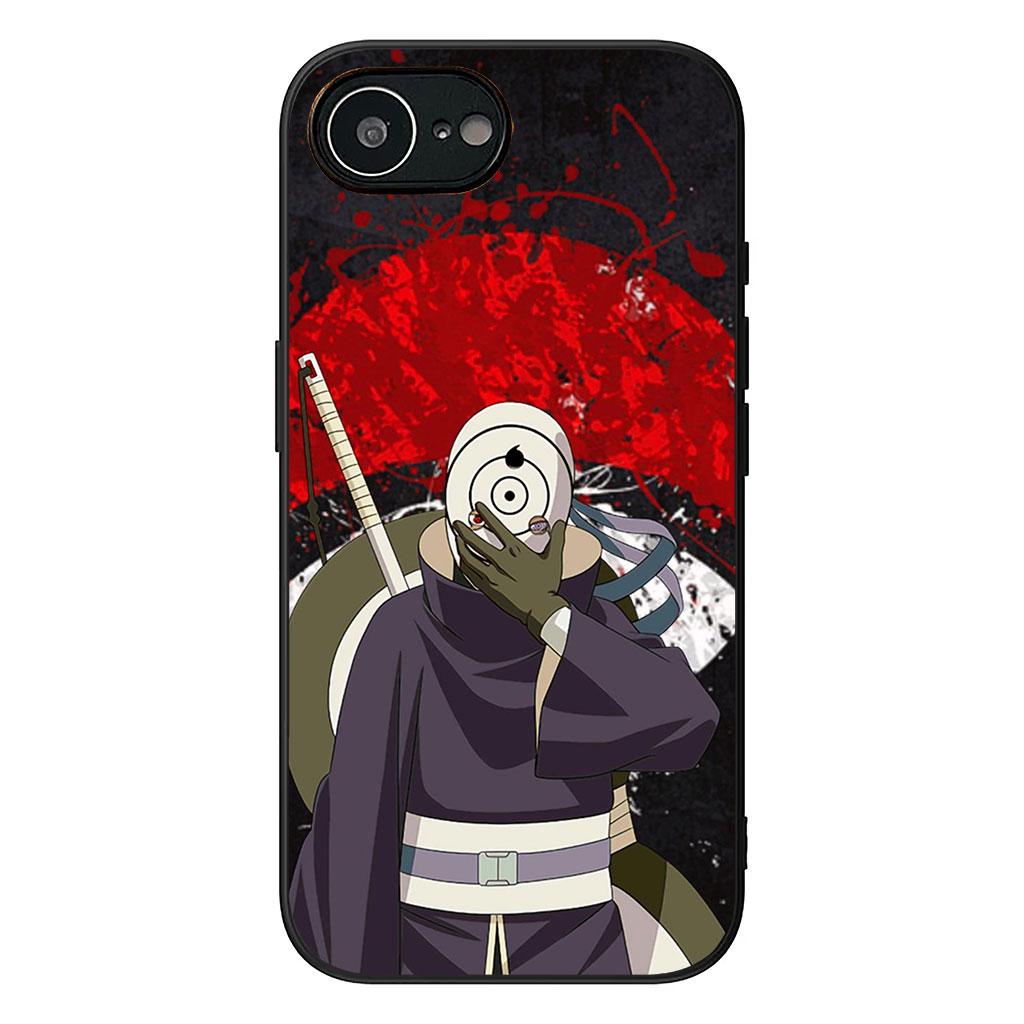 Cover for Apple iPhone 16 15 14 Plus 13 12 Mini 17 Pro Max + ProMax 16E Air Phone Case Obito Sasuke Narutos Itachi Uchiha Tobi