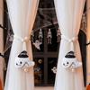 2Pcs 3D Halloween Curtain Ties Cute Ghost Curtain Buckles Pumpkin Curtain Buckles  Home Decor