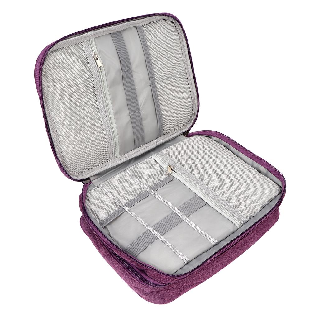 Makeup Travel Bag Large Capacity Durable Waterproof Fashion Widely Used Travel Cosmetic Bag for Cosmetic Cable Earphone