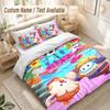 Fall Guys Bettwäsche-Set, 1 Bettbezug & 2 Kissenbezüge Weich Bequem Schlafzimmer Heimtextilien Dekor