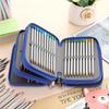 Neatly Organized 4 Level Pencil Holders With 72 Dedicated Slots Waterproof Cloth Fabric Stationeries Organizers Bag