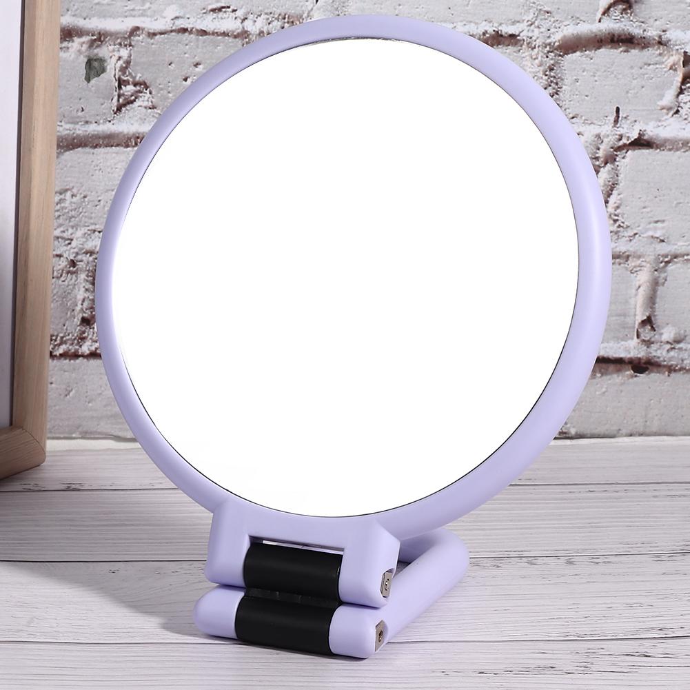 5X Magnifying Folding   Cosmetic Mirror Travel Portable Makeup Mirror