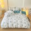 Washed Cotton Four-piece Set Spring and Autumn Quilt Cover Sheet Bed Single Three-piece Bedding Sets