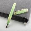 JinHao 82 Fountain Pen Transparent Fluorescent Blue Ink Pen  EF F M Nib Business Stationery Office School Supplies Pens