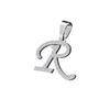 Charmantes Alphabet Elegantes Anhänger Initiale Buchstabe R Schlichte Exquisite Liebesherz Halskette Mode DIY