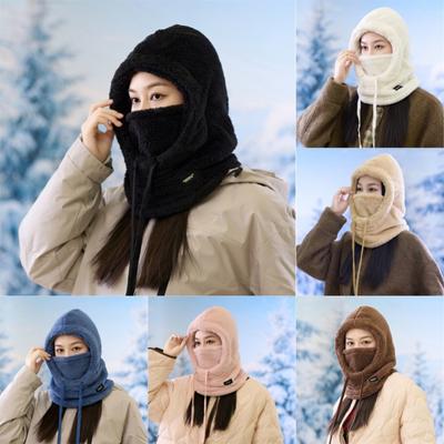 1P New Winter Thick Thermal Fleece Balaclava Scarf Ski Face Mask Neck Warmer Snood