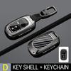 Zinc Alloy Carbon Fiber Car Key Case Cover For Honda Civic 11th Accord CR-V HR-V Pilot Vezel ZR-V -2025 Keychain Accessories