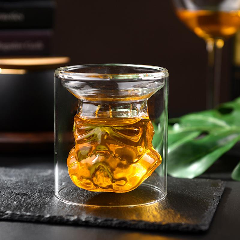 Sada sklenic na víno Helma Stormtroopera Karafa na whisky Sklenice na whisky Pohár Sklenice na víno Doplňky Kreativní pánský dárek Bar Párty Horké