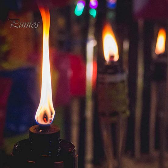 50 Pcs Lighting Torches Wick Glass Fiber Wicks Replacement Long-Lasting Clean Burning Wick for Torches Lanterns Bottles