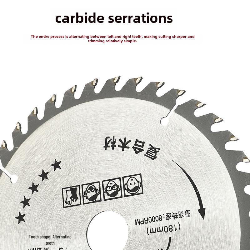 4-inch Circular Saw Blade for Woodworking & Metal Cutting, Multifunctional 7-inch Aluminum Alloy Blade