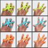 Fascia di resistenza antistress Barella fitness Dito 3 livelli Giocattolo sensoriale per autismo ADHD Anello ginnico in silicone con impugnatura
