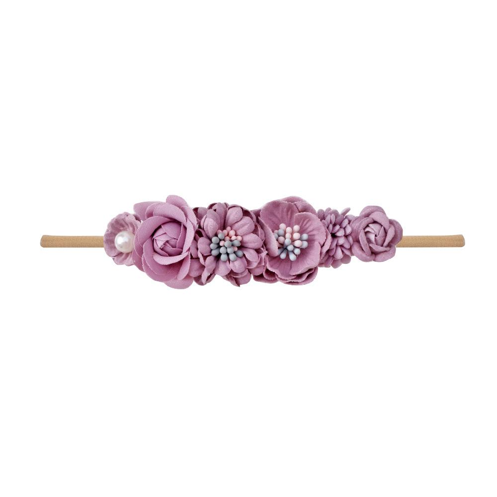 Infant Baby Girls Headbands Flower Children's Hair Bands Elastic Newborn Toddler Headband Hairband Kid Hair Accessories Headwear