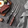 Stainless Steel Barbecue & Carving Fork for Meat and Steak