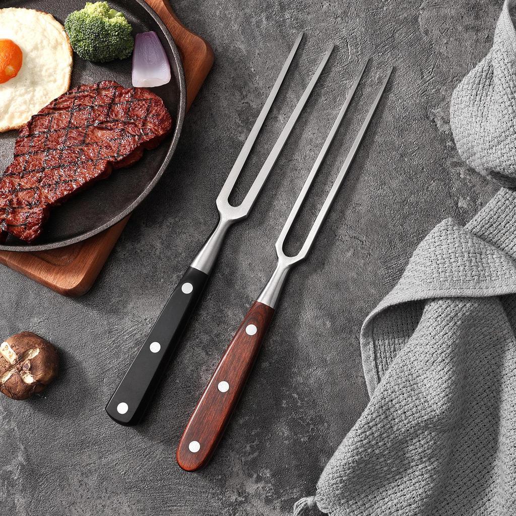 Stainless Steel Barbecue & Carving Fork for Meat and Steak