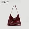Ladies Tote Bag All-Match One-Shoulder Underarm Bag Red Large Capac