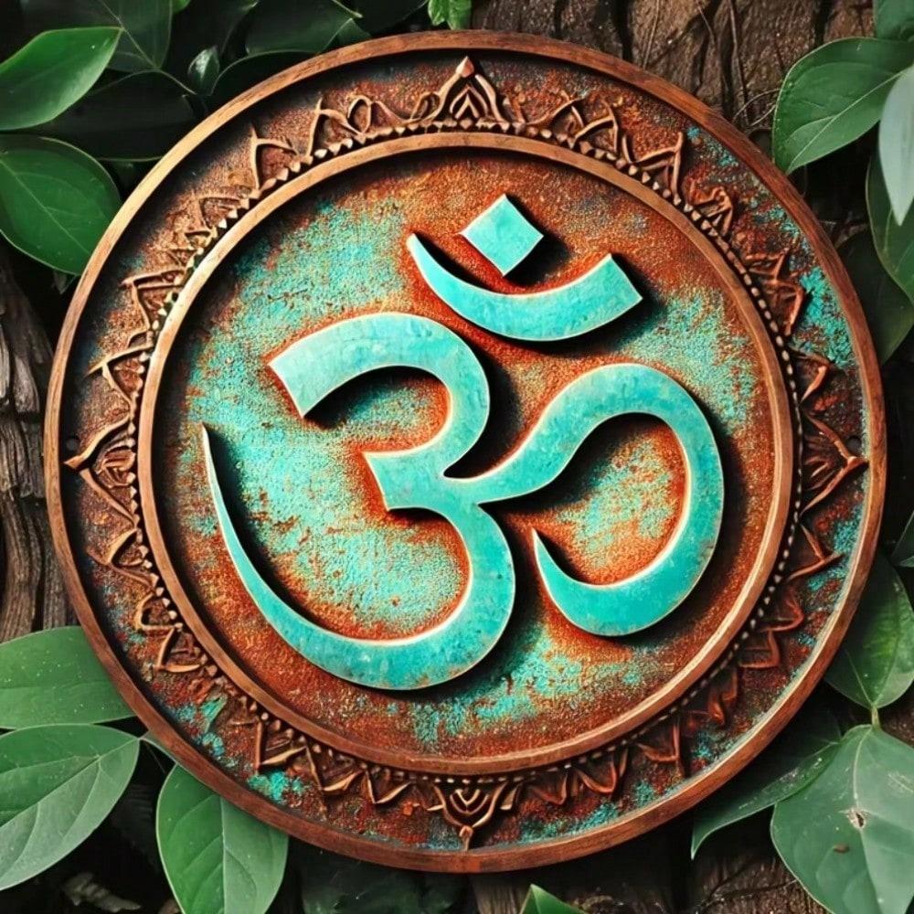Vintage Celtic Triquetra Wall Art, Spiritual Zen Decor For Home Living Room Bedroom Office