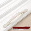 Ivory White Zinc Alloy Minimalist Round Pull Handle for Cabinets and Drawers