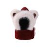 Cute Fashion Hat Scarf Integrated Women's Winter Trendy Versatile Velvet Thickened Warm Ear Protection Christmas Hat