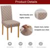 Soft Jacquard Soild Colour Chair Slipcovers Elastic Dustproof Cover Sets For Living Room Room Hotel Office Home Chairs Machine Washable Removable