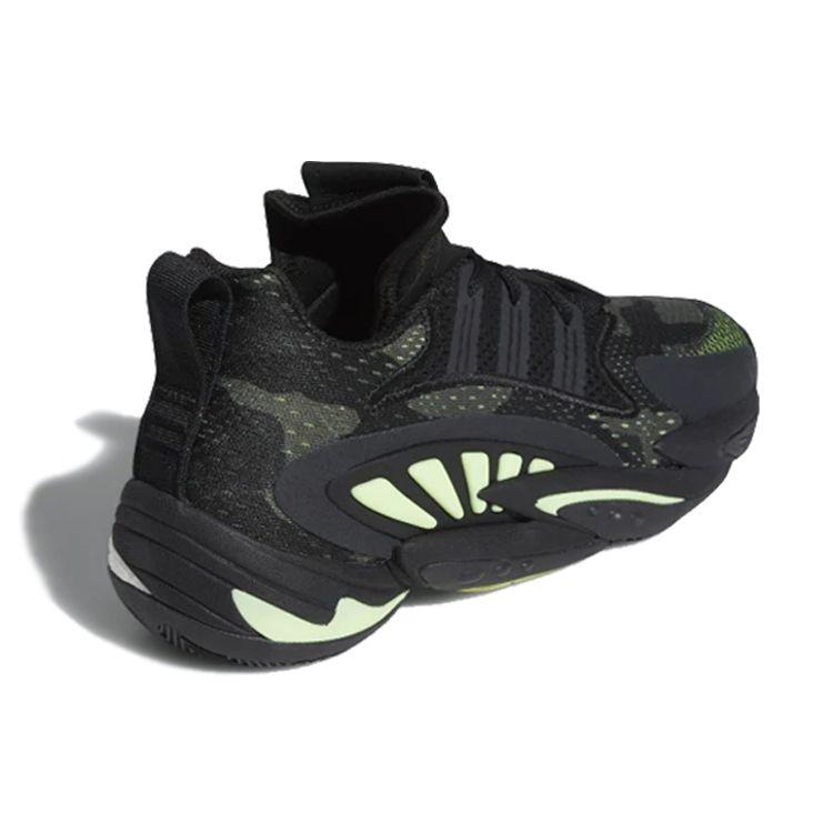 Adidas Originals Crazy BYW X 2.0 Synthetic Leather Sports Shock Absorption Low Top Lifestyle Shoes Unisex Sneakers Black Green EE6012