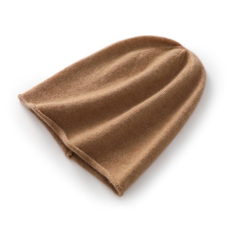Soft and Glutinous Cashmere Hat  New Autumn and Winter Unisex Casual Ear Protecting Pile Hat  Fashionable Knitted Hat