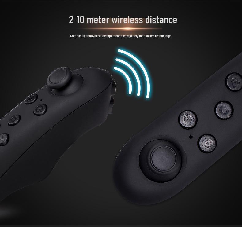 VRPARK Bluetooth VR Remote: Mobile Game Controller, Wireless Mouse, Selfie Control for Android.
