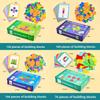 Wooden 160 Piece Childrens Educational Geometry Puzzle With Shape Matching For Early Learning
