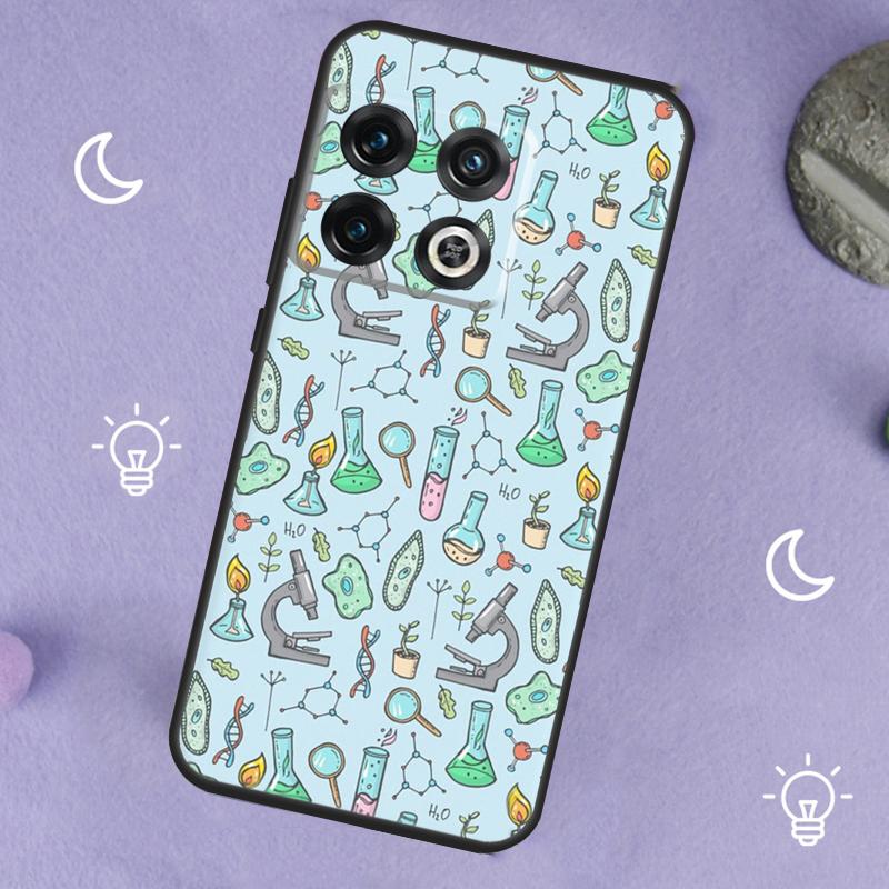Vintage Chemistry Laboratory For OnePlus 13T 13R 12R 10R 10T 8T 11 12 13 15 Case For OnePlus Nord 5 CE 2 3 4 Lite N20 N30