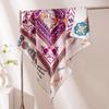 Luxury Mulberry Silk Scarf Gift Set Fashion Versatile Square Shawl Women