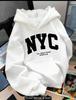 Women's Retro Letter Print Hooded Sweatshirt Jacket - Casual, Loose-Fit, Long-Sleeve Top for Autumn/Winter