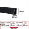 U-Shaped Rubber Anti-Collision Edge Strip for Glass Sealing