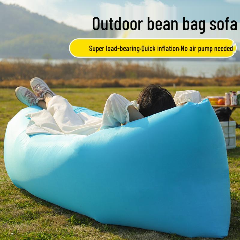 Aufblasbares Outdoor-Luftsofa-Bett - Tragbar für Camping, Festivals oder den Strand