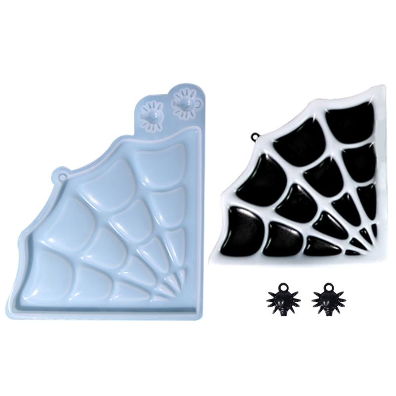 

Semi-stereoscopic Spiders Wall Ornaments Drop Glue Mold Wall Pendant Desktop Decoration Epoxy Silicone Mold