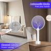2-in-1 Electric Mosquito Swatter, USB Charging Mosquito Killer, Efficient Electric Mosquito Swatter for Gardens and Courtyards