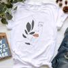 Women Abstract Printed Tshirt Casual Fashion Tees Harajuku Short Sleeve Female Casual Short Sleeve Blouse For Spring & Summer
