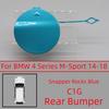 For BMW 4 M F32Coupe F33Cabrio F36Gran Coupe 2013-2018#51128060849 Auto Rear Bumper Tow Hook Cover Trailer Lid Decoration Cap