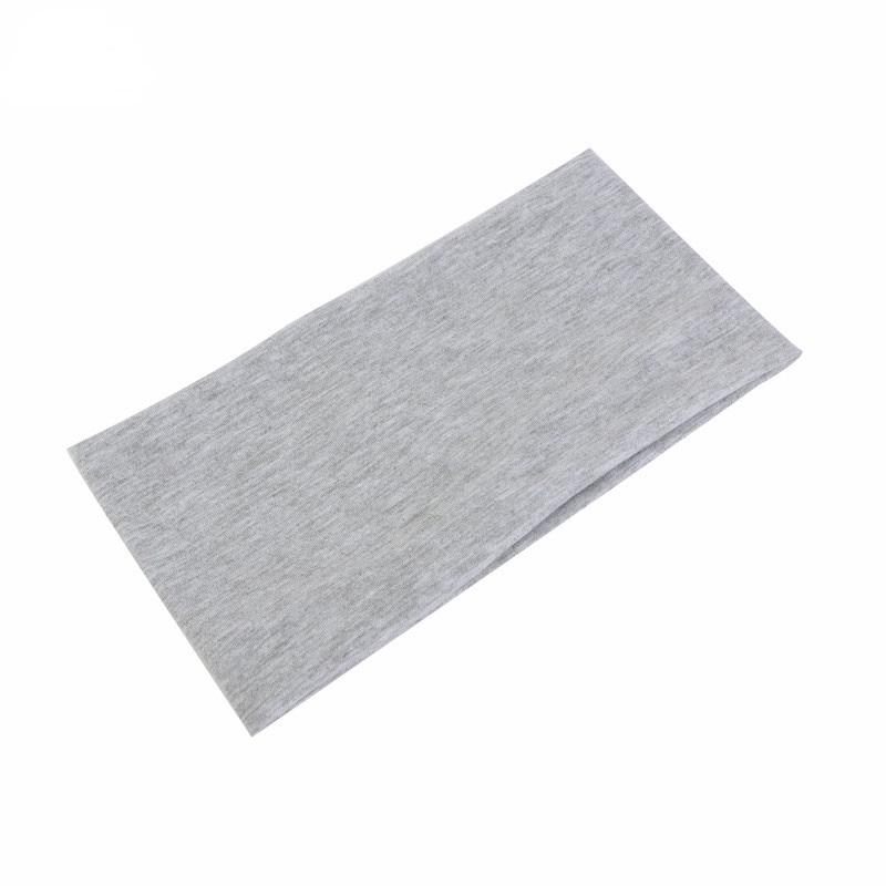 Solid Wide Elastic Headband Yoga Sports Headstrap Headwrap