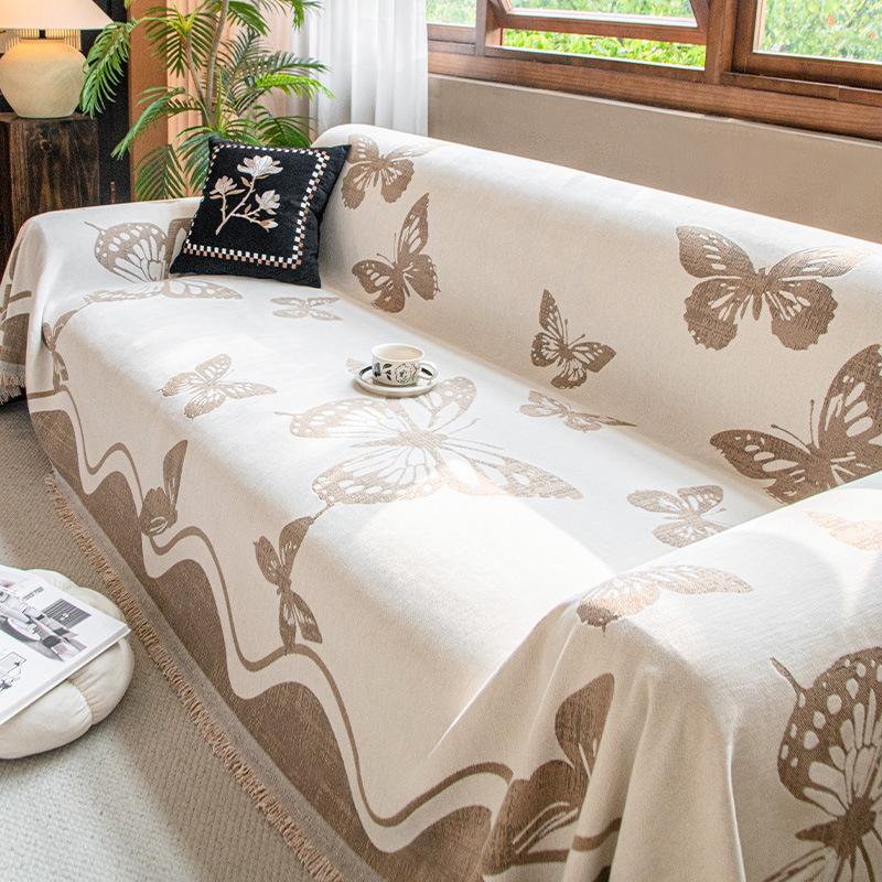 2025 new light luxury high-end cover cloth, a whole full-cover sofa towel, anti-cat scratch, universal sofa blanket for all seasons