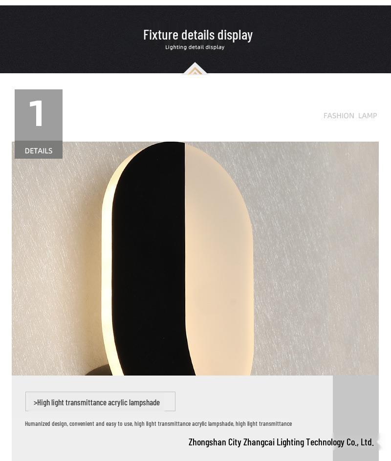 Minimalist Dimmable Wall Lamp: Post-Modern Nordic Design for Living Room, Corridor, Hallway, or Bedroom