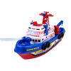 Kids Music Light Water Spray Electric Marine Rescue Fire Boat Model Education Toy