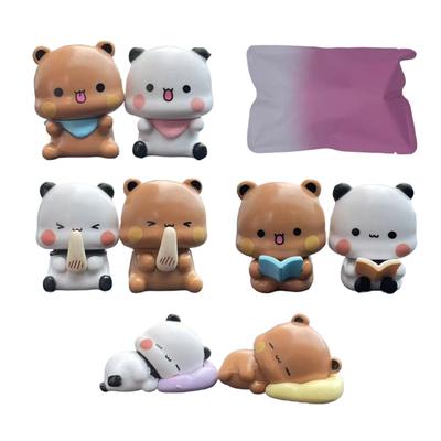 Ornements de Voiture Mignons Bubu Dudu Ours Panda Figurine Jouet Boîte Aveugle Accessoires Anime Poupée Ours Kawaii Décoration Intérieure Cadeau de Noël