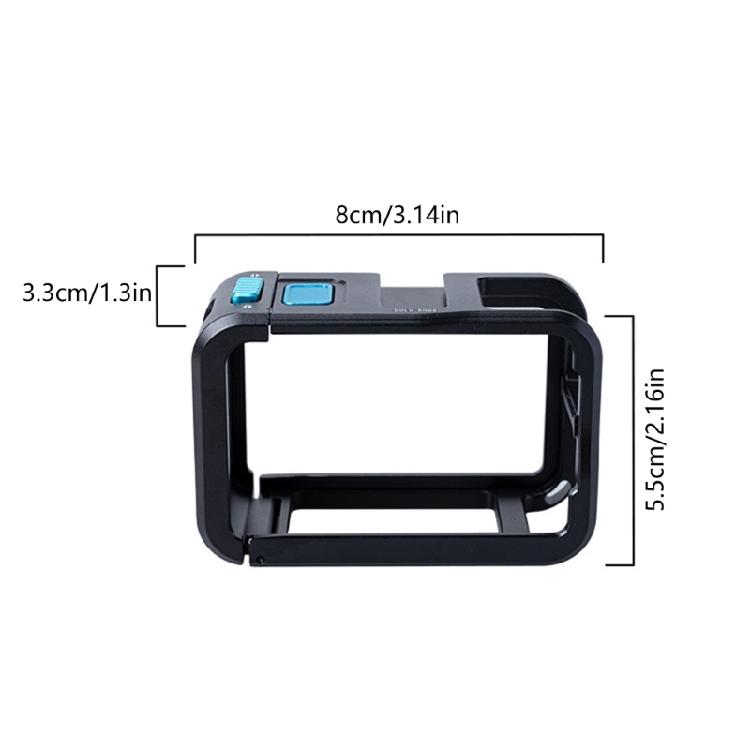 Metal Protective Frame Cage Rabbit Cage Bezel With Adapter for Action 5/4/3 Sports Camera Accessories Metal Rabbit Cage