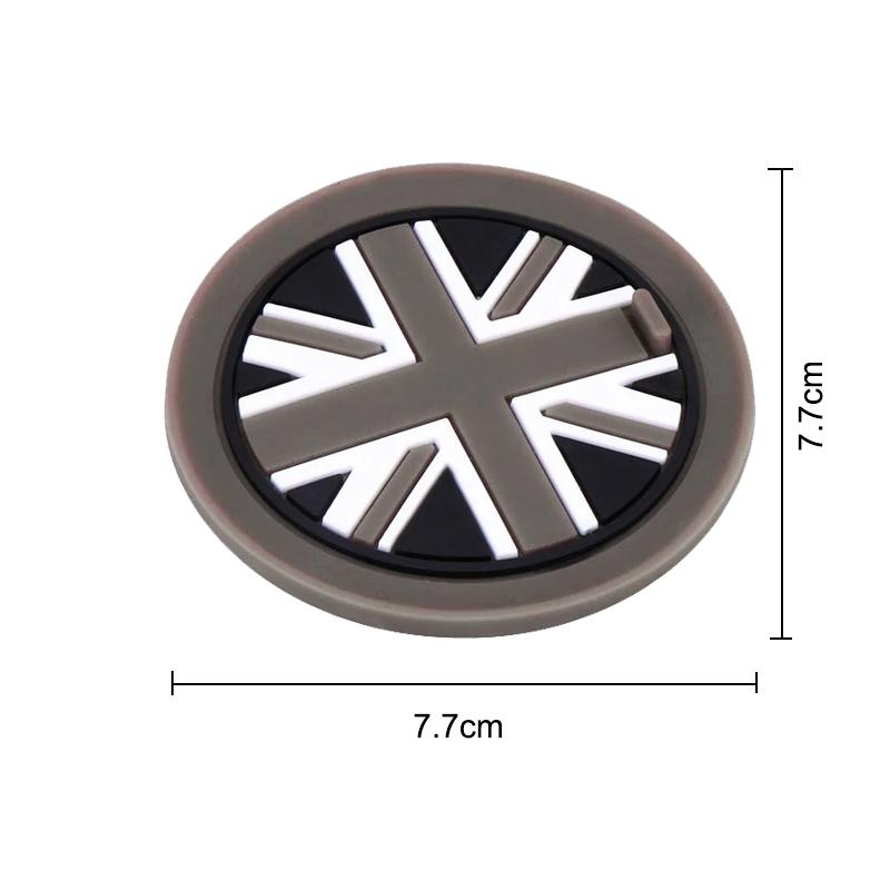 1PC Anti-Slip Cup Mat For BMW Mini Countryman R60 WRC John Cooper Works LCI Cup Holder Mat Shockproof Silica Gel Pad