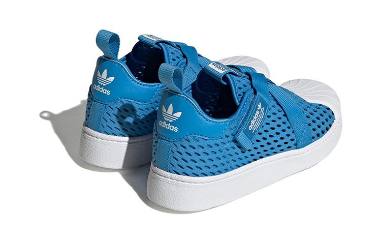 Kids' Sneakers Adidas Originals 360 CF C Low top Kids' Skateboarding Shoes White Blue Children Aged 3 7 Years