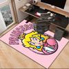 Princess Peach Adventure Office Rug Chair Mat, Game Carpet, Suitable for Front Door, Bedroom, Living Room, Desk, Holiday Gift