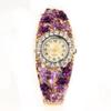 Quartz Movement Flower Butterfly Watch Round Dial Quartz Bracelet Wristwatch  Casual Occasion