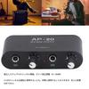 TOPINCN 2CH Sound Amplifier for Musical Instruments Microphone Preamplifier Aluminum Alloy Balanced Circuit Independent Gain Adjustment 0-20dB 1/4
