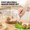 Manual Meatball Maker Food Grade PP Plastic Tool For Meatballs Shrimp Paste Fish Balls